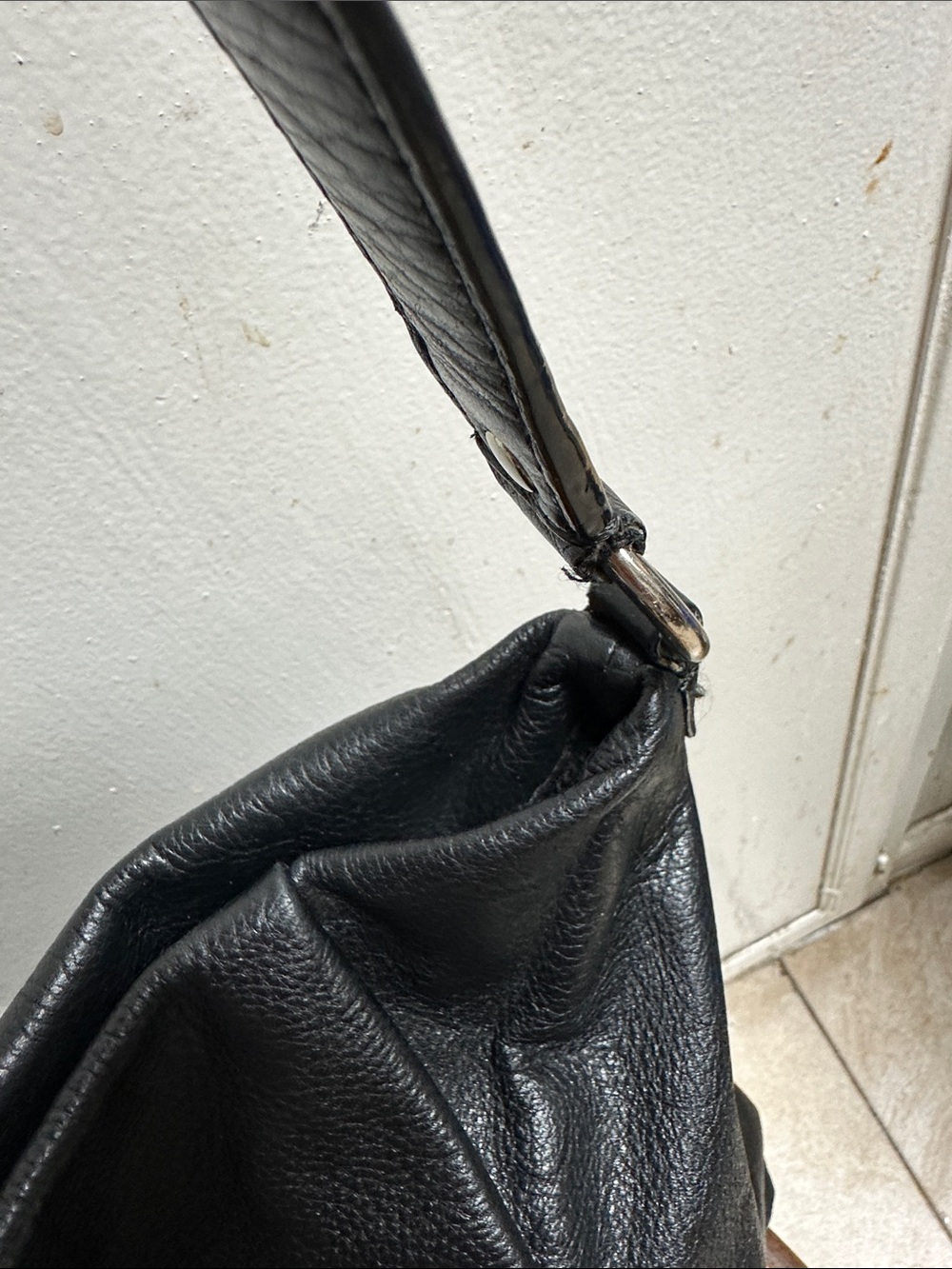 Coach Black Pebbled Leather Shoulder Hobo - Picture 5 of 14